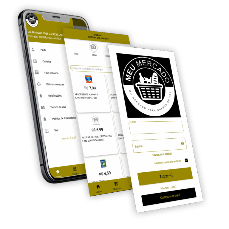 App do gestor com visão em tempo real​ para mercados de condomínio
